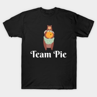 Team Pie Pumpkin Pie Thanksgiving Halloween T-Shirt